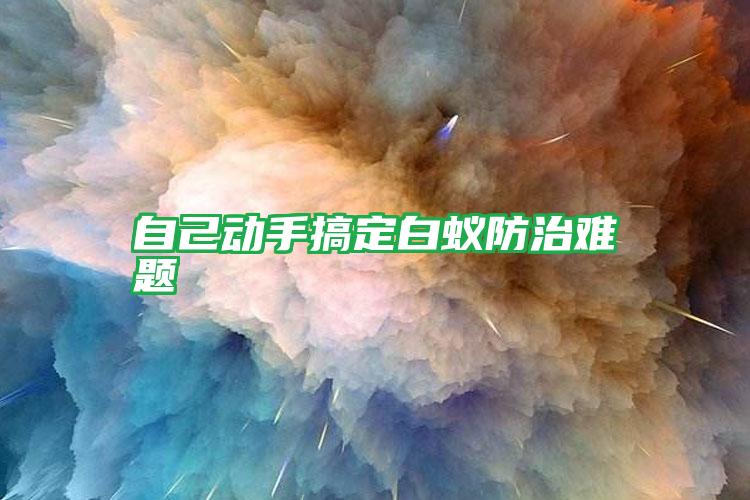 自己动手搞定白蚁防治难题