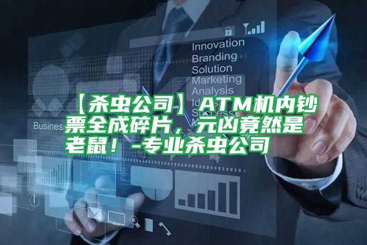 【杀虫公司】ATM机内钞票全成碎片,元凶竟然是老鼠!-专业杀虫公司