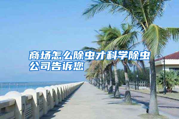 商场怎么除虫才科学除虫公司告诉您