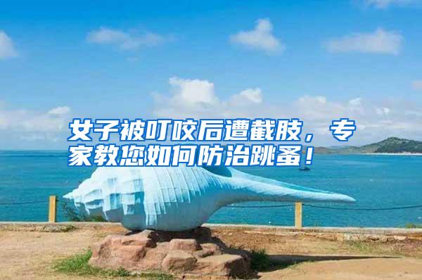 女子被叮咬后遭截肢,专家教您如何防治跳蚤!