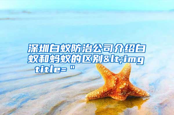 深圳白蚁防治公司介绍白蚁和蚂蚁的区别<img title=＂