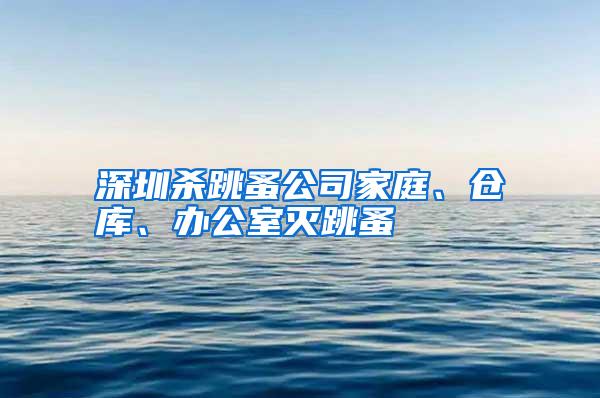 深圳杀跳蚤公司家庭、仓库、办公室灭跳蚤