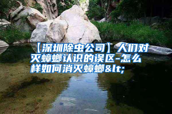 【深圳除虫公司】人们对灭蟑螂认识的误区-怎么样如何消灭蟑螂<