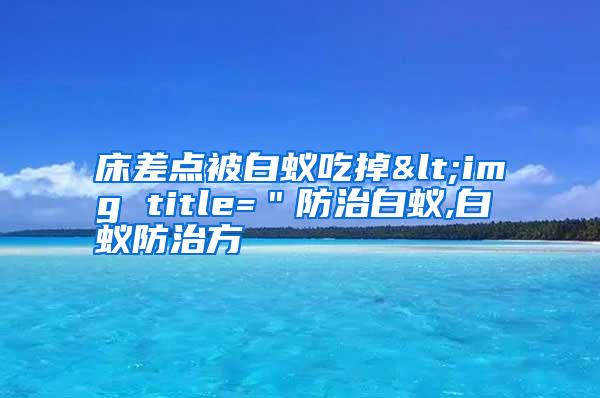 床差点被白蚁吃掉<img title=＂防治白蚁,白蚁防治方