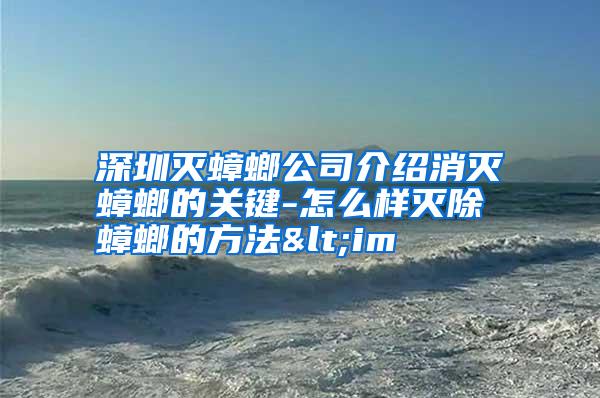 深圳灭蟑螂公司介绍消灭蟑螂的关键-怎么样灭除蟑螂的方法<im