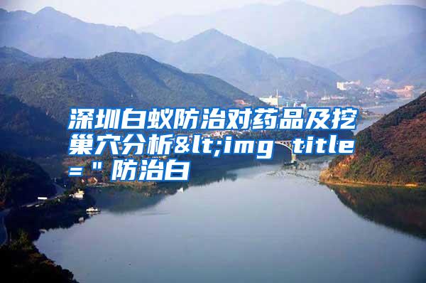 深圳白蚁防治对药品及挖巢穴分析<img title=＂防治白