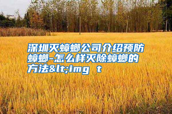 深圳灭蟑螂公司介绍预防蟑螂-怎么样灭除蟑螂的方法<img t