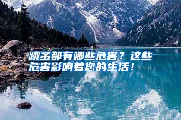 跳蚤都有哪些危害?这些危害影响着您的生活!