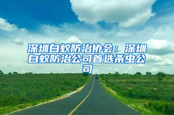 深圳白蚁防治协会：深圳白蚁防治公司首选杀虫公司