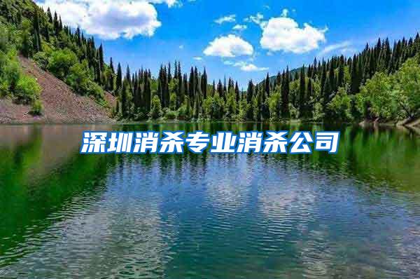 深圳消杀专业消杀公司