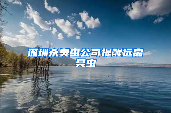 深圳杀臭虫公司提醒远离臭虫