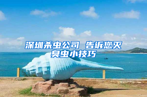 深圳杀虫公司 告诉您灭臭虫小技巧