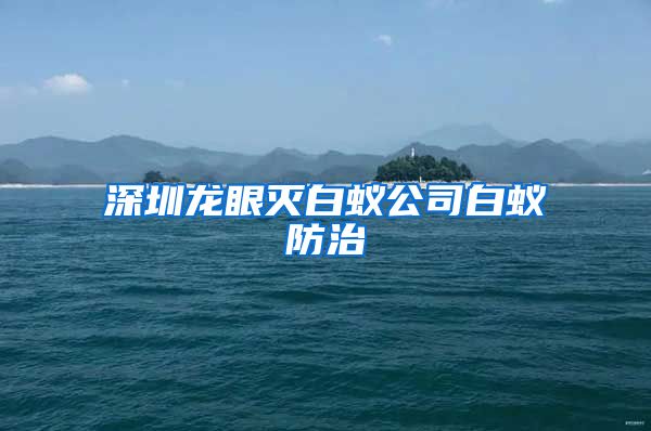 深圳龙眼灭白蚁公司白蚁防治