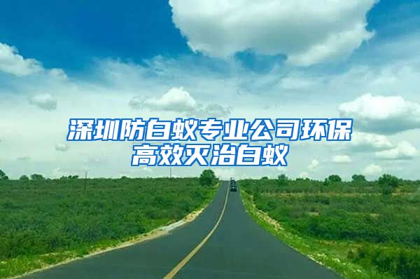 深圳防白蚁专业公司环保高效灭治白蚁