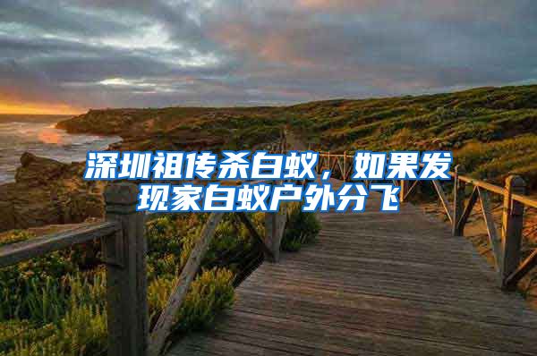 深圳祖传杀白蚁，如果发现家白蚁户外分飞