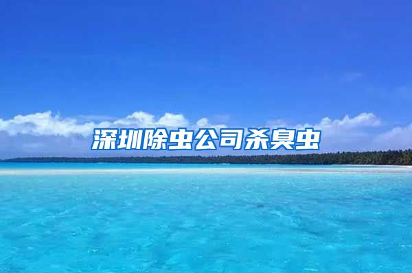 深圳除虫公司杀臭虫
