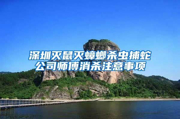 深圳灭鼠灭蟑螂杀虫捕蛇公司师傅消杀注意事项