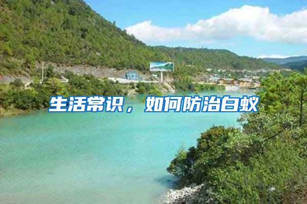 生活常识，如何防治白蚁